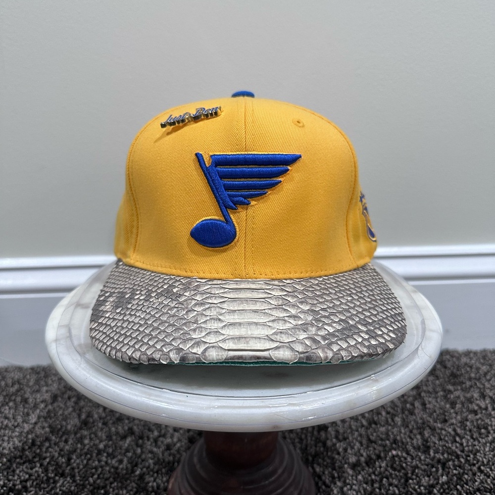 Just Don x Mitchell & Ness NHL St. Louis Blue Yellow Hat